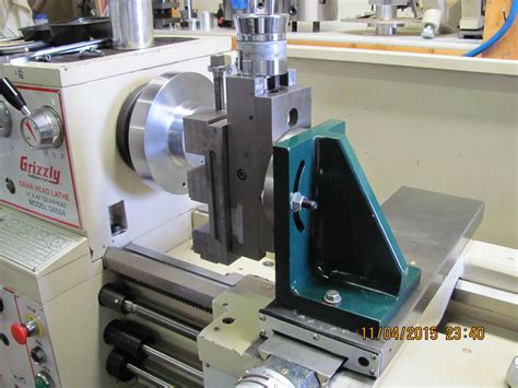You can saw stock square or at angles, and spot holes in work with pinpoint accuracy. . Milling attachment for lathe